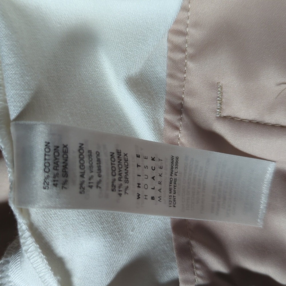 White House Black Market white Bermuda shorts - Picture 6 of 8